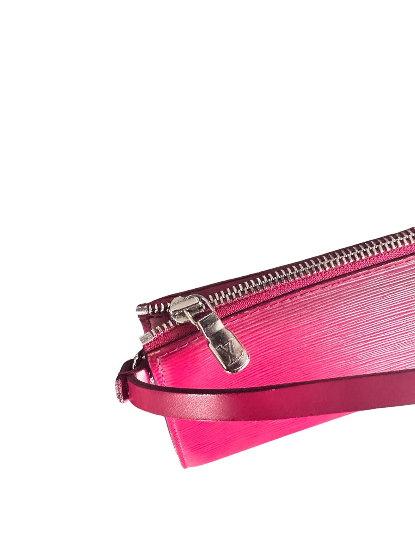 Raspberry Epi Leather Louis Vuitton Pouch