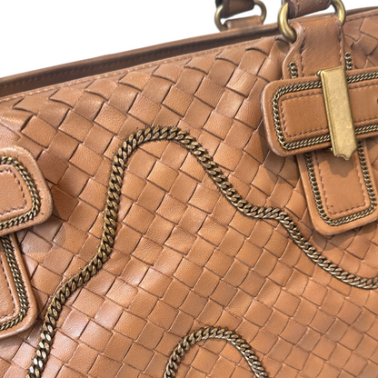 Bottega Veneta cabas Intrecciato à chaînes