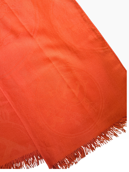 Étole Hermès New Libris – Orange