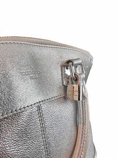 Louis Vuitton Lockit MM Cuir Argenté