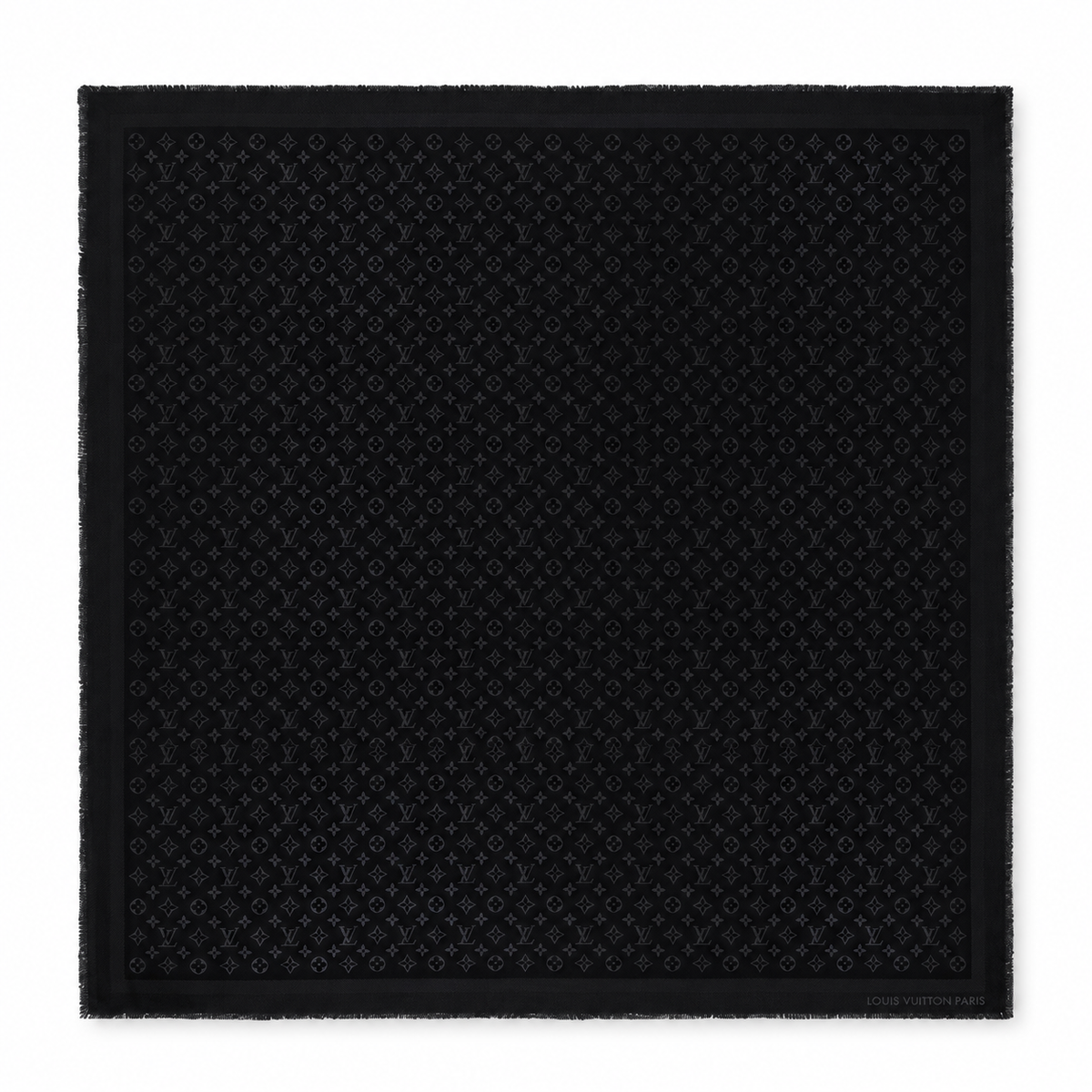 Châle Monogram Shine Louis Vuitton – Noir