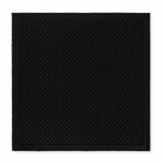 Châle Monogram Shine Louis Vuitton – Noir