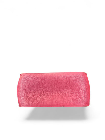 Sac Hermès Jypsière 28 en cuir Taurillon Clémence coloris Rose Tyrien