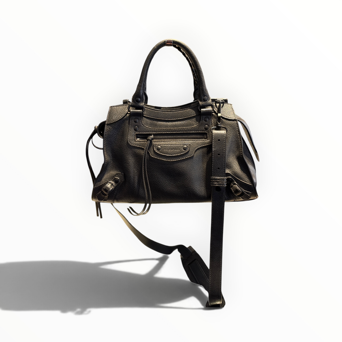 Sac Balenciaga Neo Classic City en cuir grainé noir