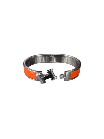 Hermès Clic Clac H Bracelet Orange