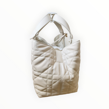 Sac Dior Toujours Medium blanc en cuir