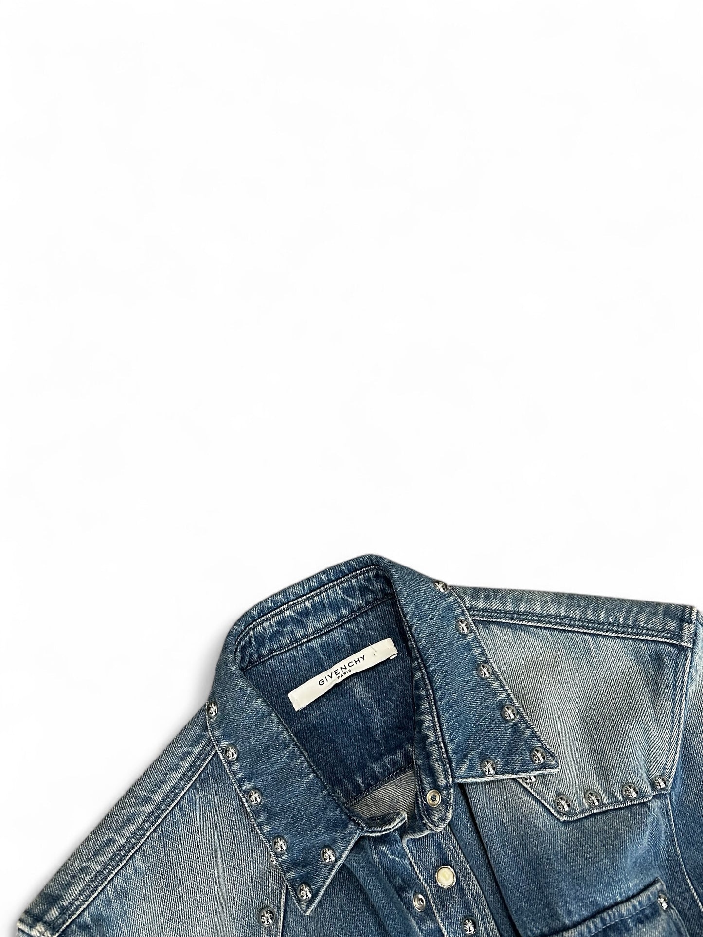 Chemise en Jean Givenchy – Détails Cloutés