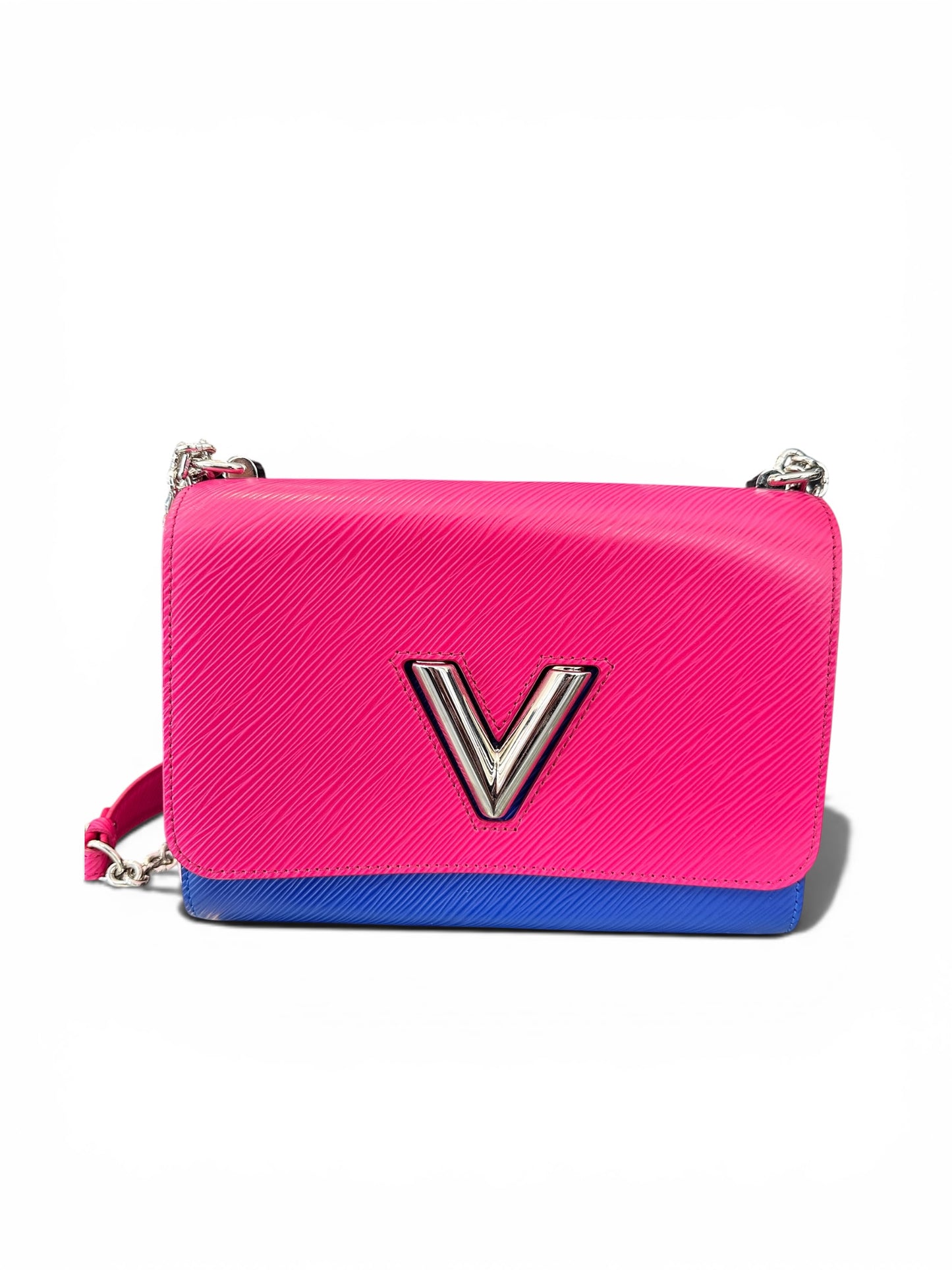 Louis Vuitton Twist MM Épi Tricolore Rose Fuchsia
