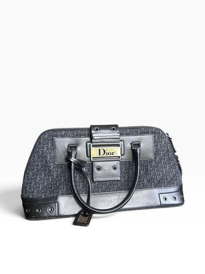 Sac Dior Street Chic Bowling – Toile Trotter noire