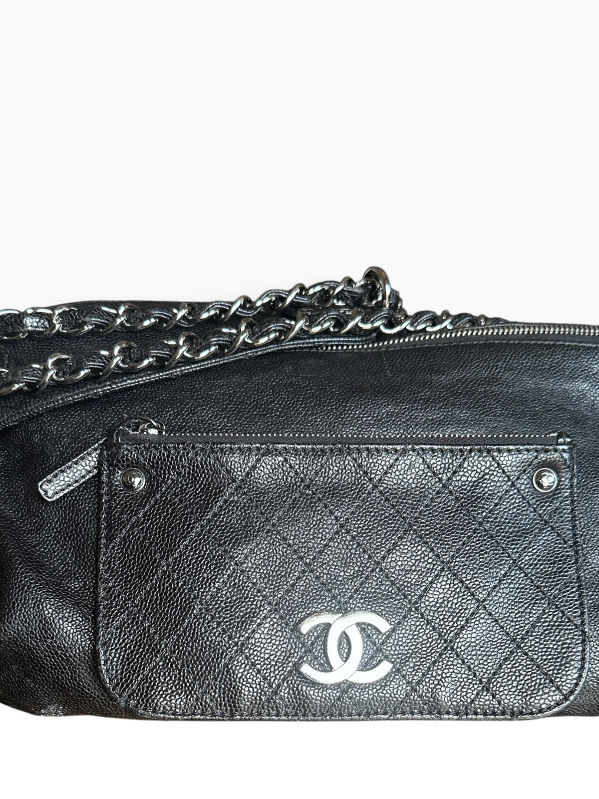 Chanel « Pocket in the City » en cuir caviar noir