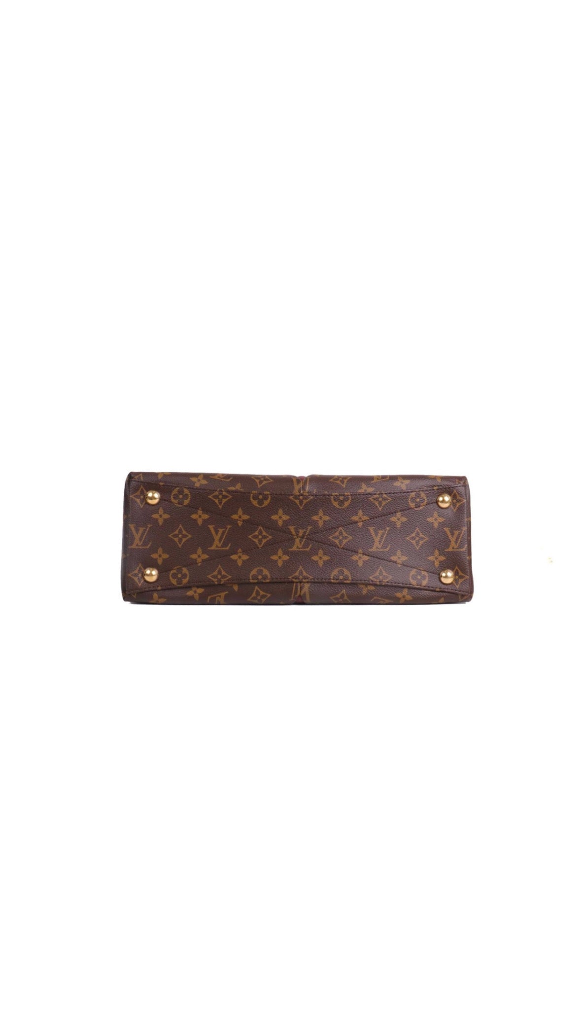 Sac Louis Vuitton tuileries Besace Monogram & cuir bordeaux