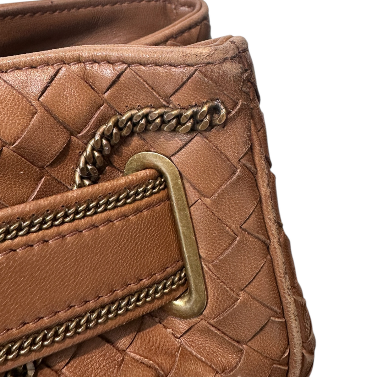 Bottega Veneta cabas Intrecciato à chaînes