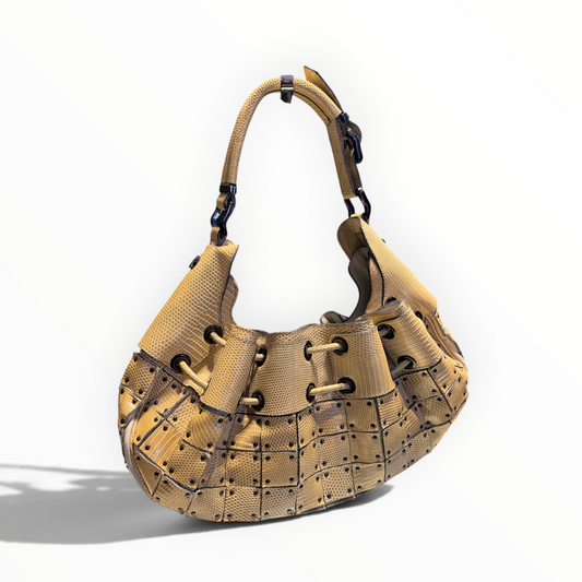 Sac à main Burberry Prorsum en cuir effet lézard