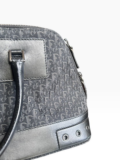 Sac Dior Street Chic Bowling – Toile Trotter noire
