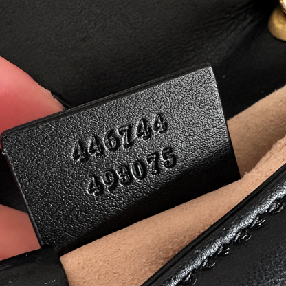 Sac Gucci GG Marmont Mini – Noir