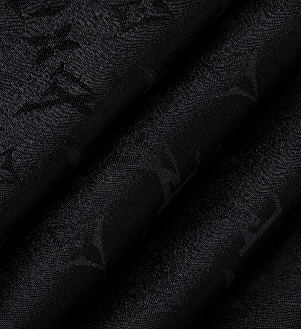 Châle Monogram Shine Louis Vuitton – Noir