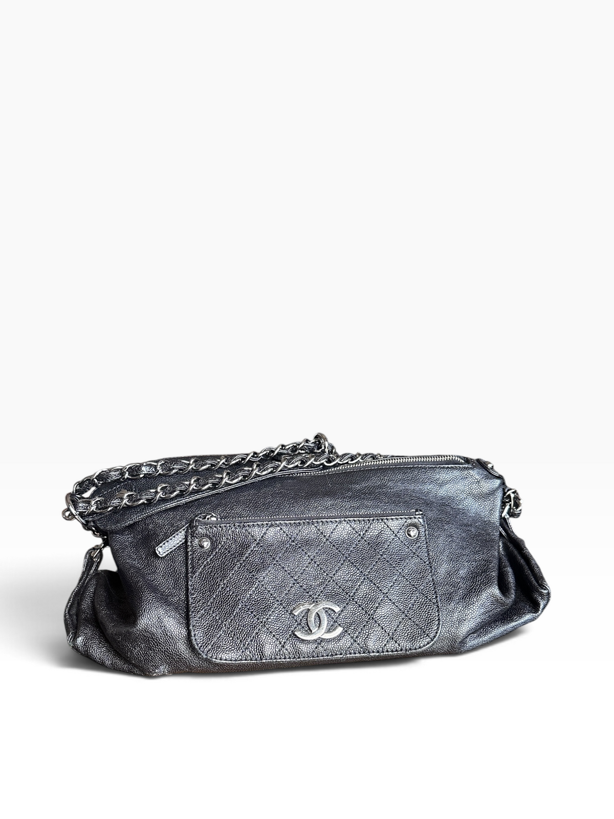 Chanel « Pocket in the City » en cuir caviar noir