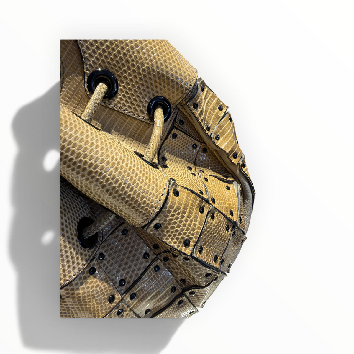 Sac à main Burberry Prorsum en cuir effet lézard