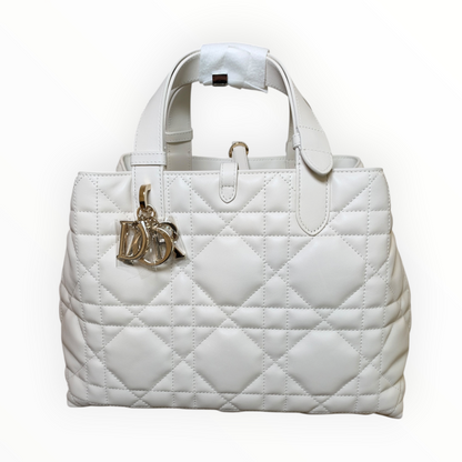 Sac Dior Toujours Medium blanc en cuir