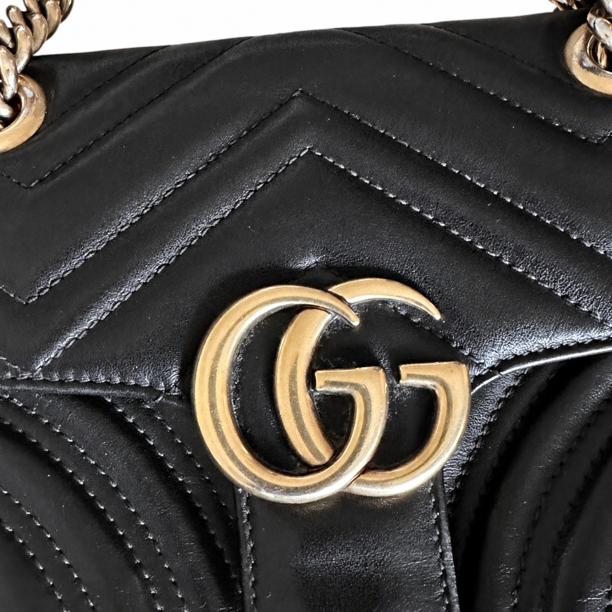 Sac Gucci GG Marmont Mini – Noir