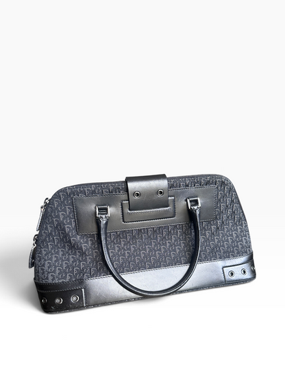 Sac Dior Street Chic Bowling – Toile Trotter noire