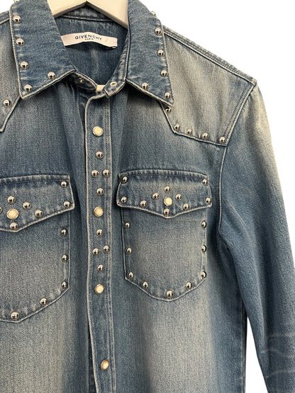 Chemise en Jean Givenchy – Détails Cloutés