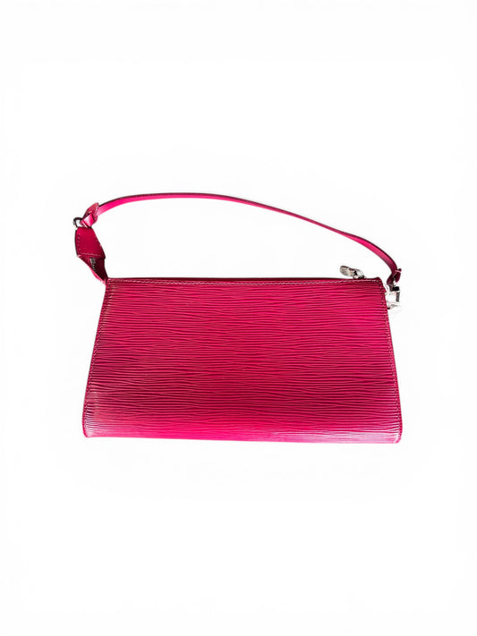 Raspberry Epi Leather Louis Vuitton Pouch