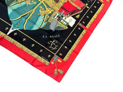 Hermès scarf "Vue du Carrosse de la Galère Royale" – 90 cm