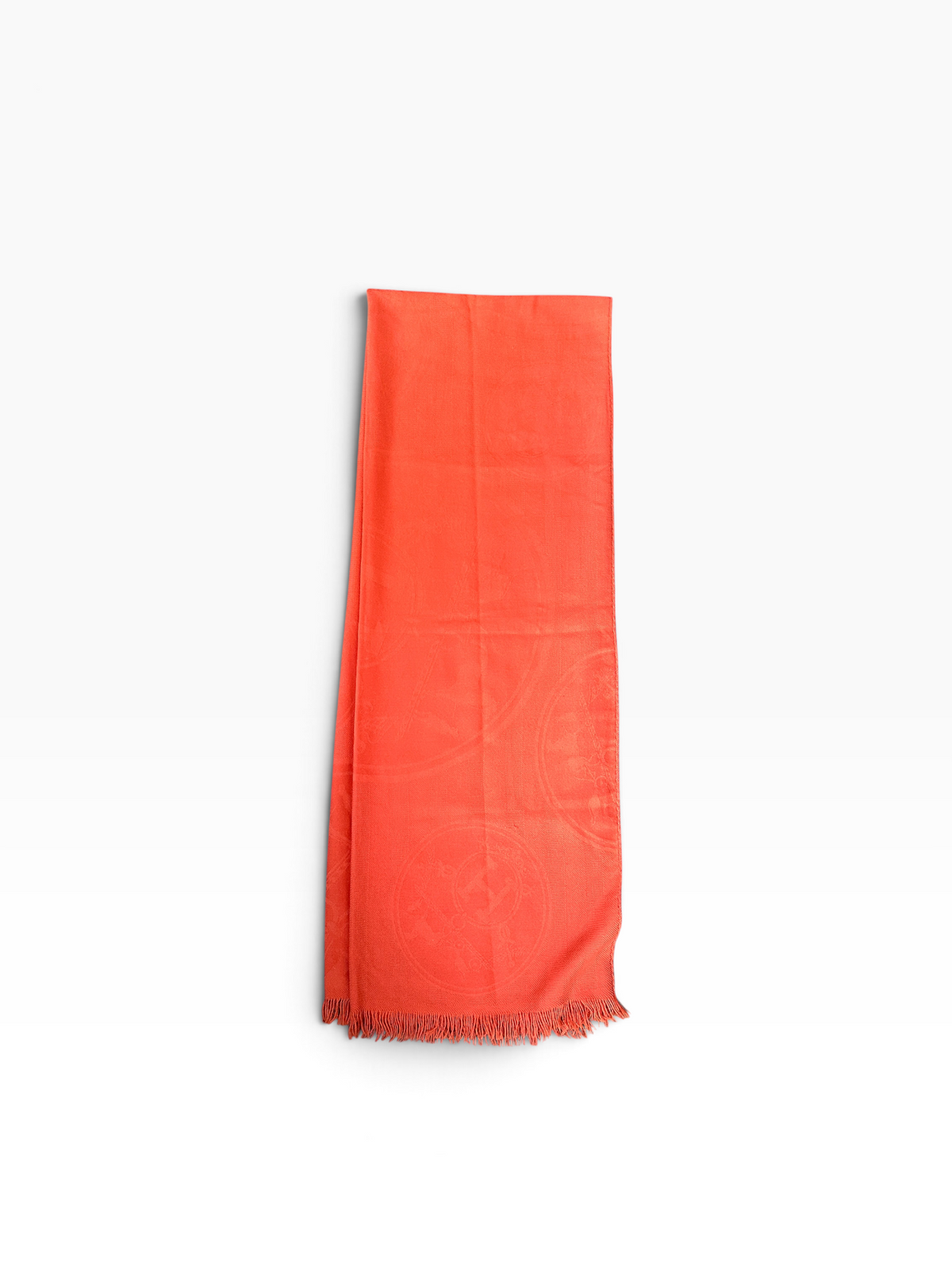 Étole Hermès New Libris – Orange