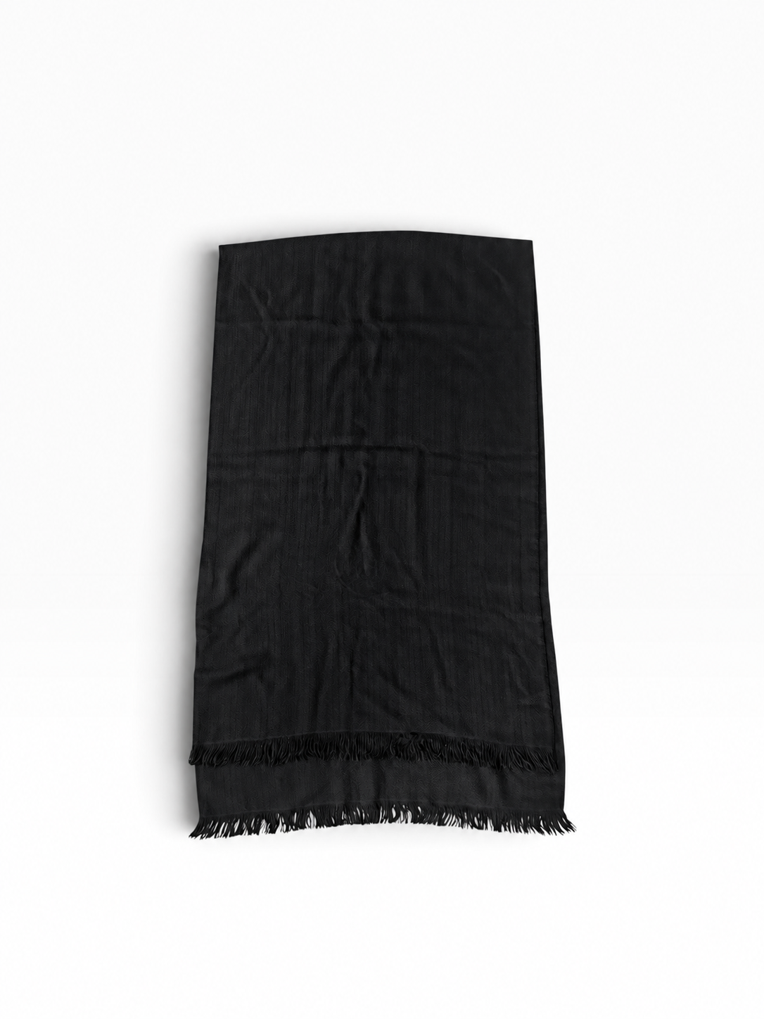 châle Hermès New Libris noir.