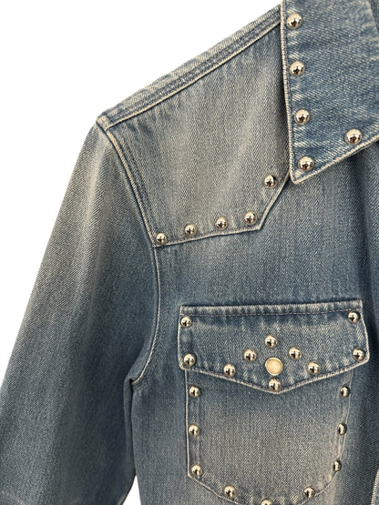 Chemise en Jean Givenchy – Détails Cloutés