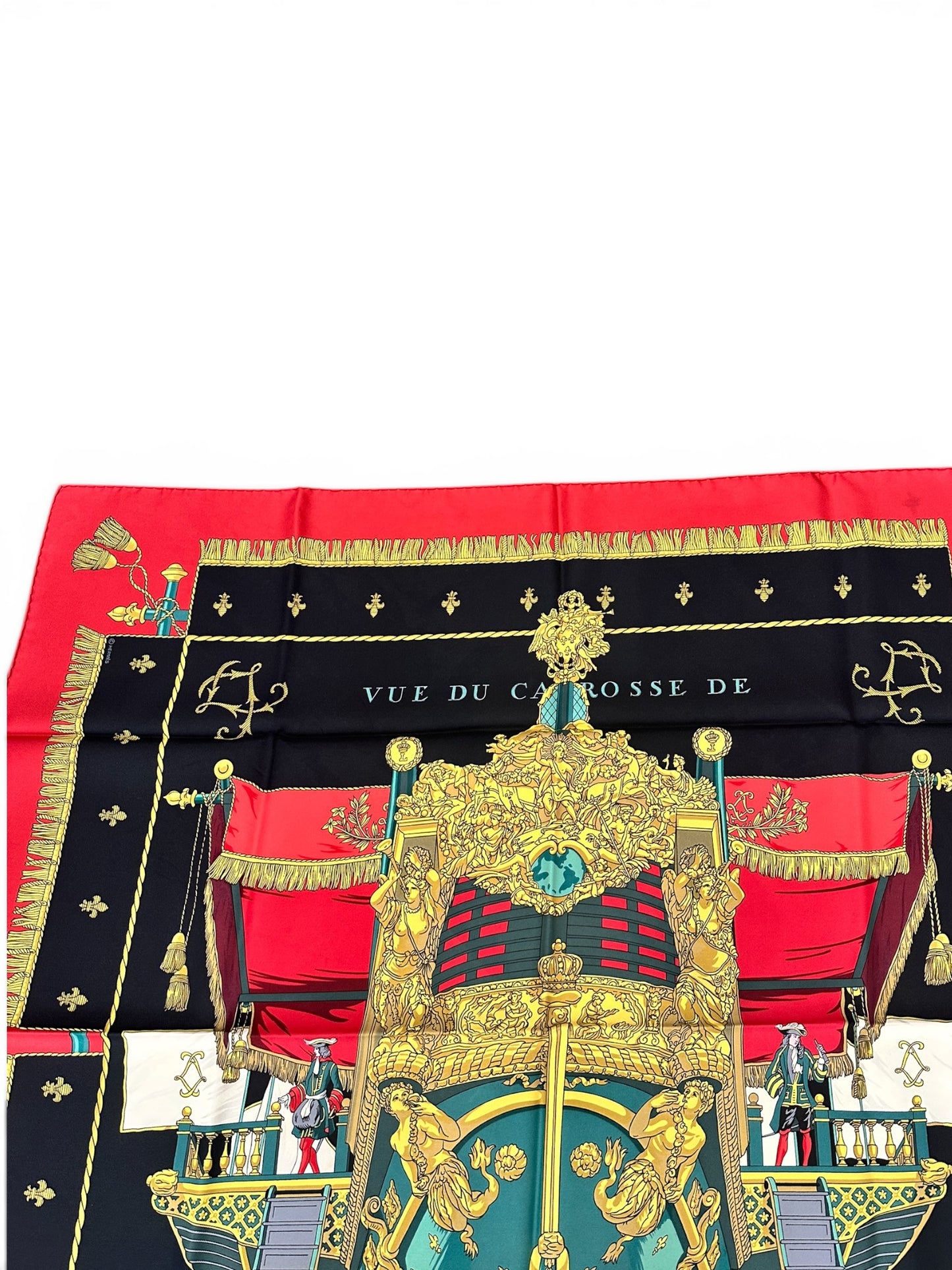 Hermès scarf "Vue du Carrosse de la Galère Royale" – 90 cm