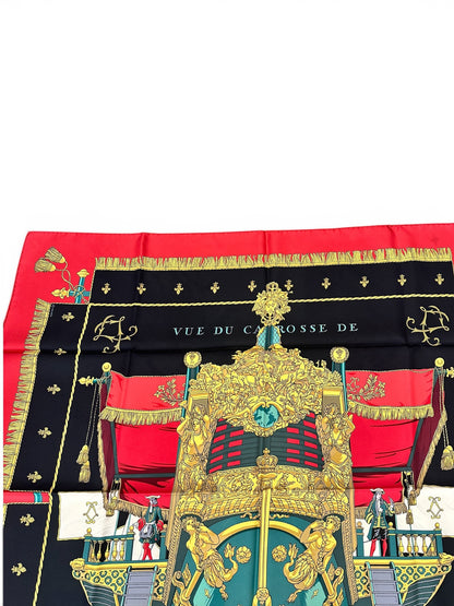 Hermès scarf "Vue du Carrosse de la Galère Royale" – 90 cm