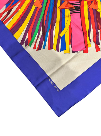 Hermès – Carré 140 en soie – multicolore