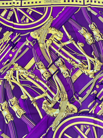 Hermès "Rythmes" Scarf – 90 cm