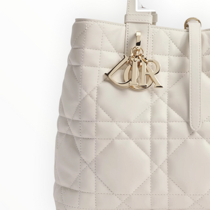 Sac Dior Toujours Medium blanc en cuir