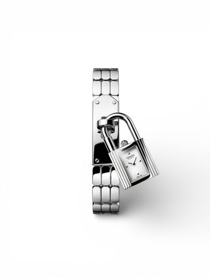 Hermès Mini Kelly Watch – version acier bracelet métal