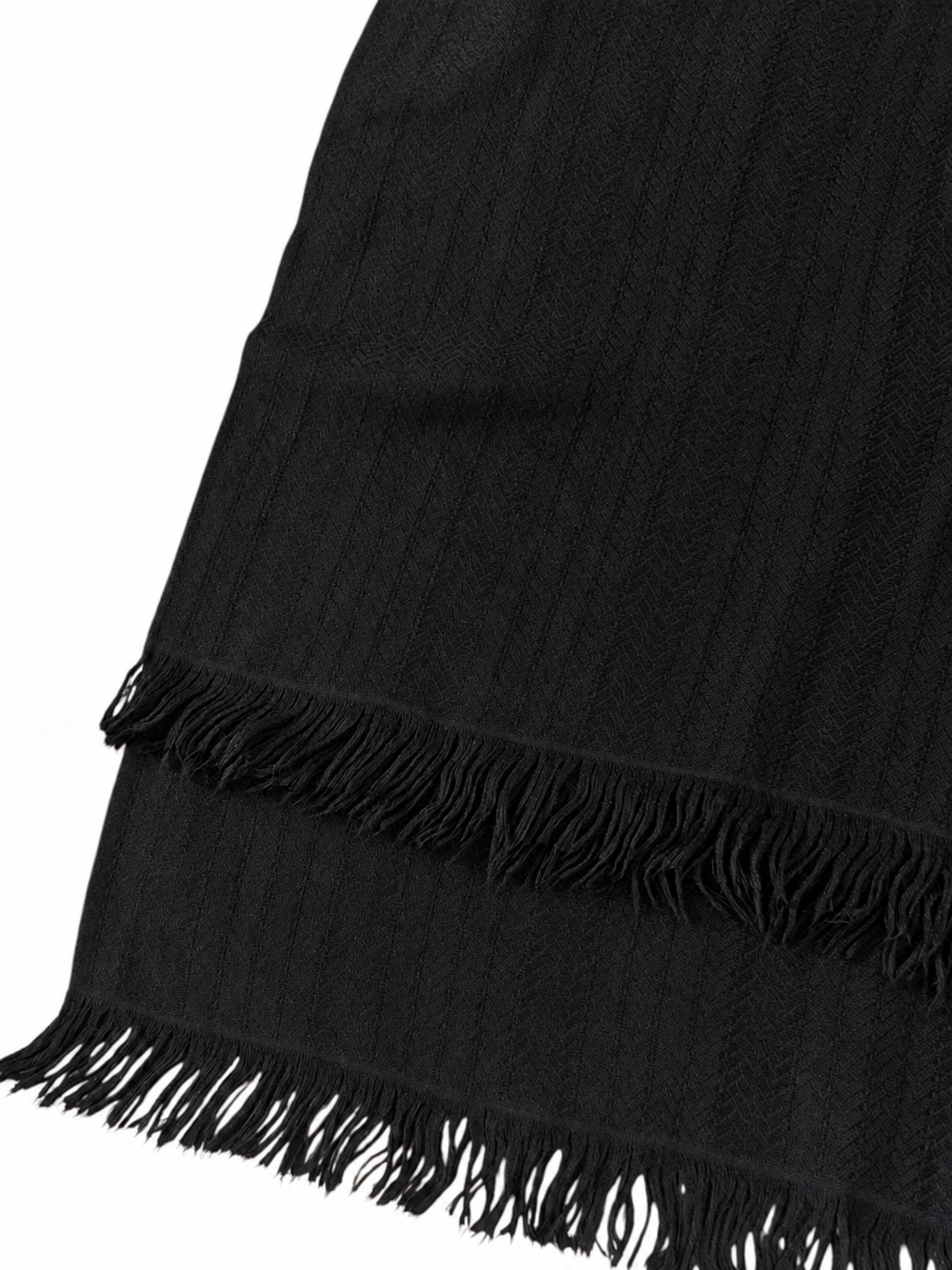 châle Hermès New Libris noir.