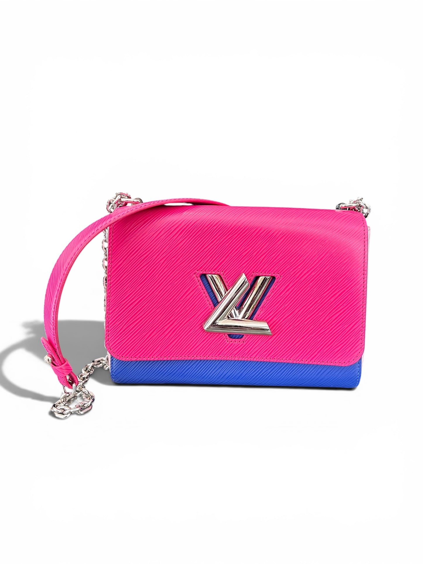 Louis Vuitton Twist MM Épi Tricolore Rose Fuchsia