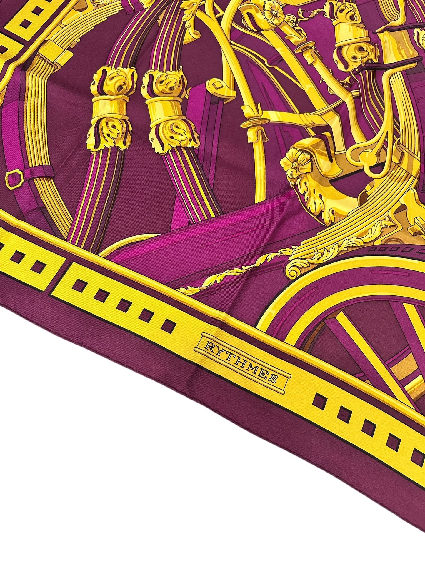 Hermès "Rythmes" Scarf – 90 cm