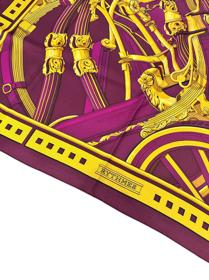 Hermès "Rythmes" Scarf – 90 cm