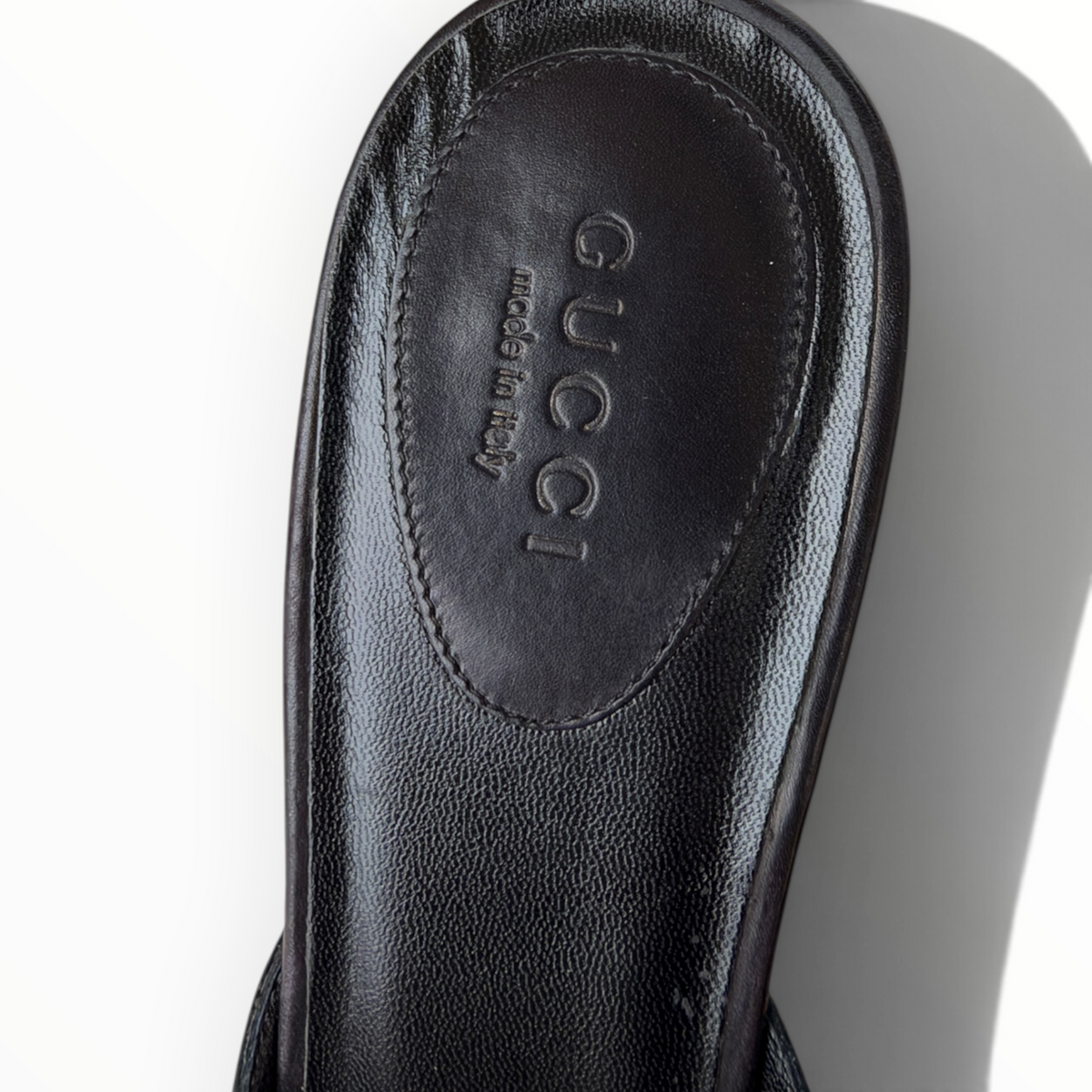 Mules Gucci noires à bout pointu  (Gucci Tom Ford)