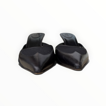 Mules Gucci noires à bout pointu  (Gucci Tom Ford)