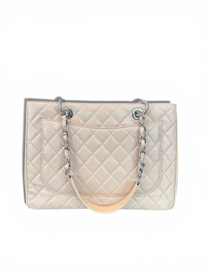 Chanel Grand Shopping Tote GST Beige Caviar – 2014