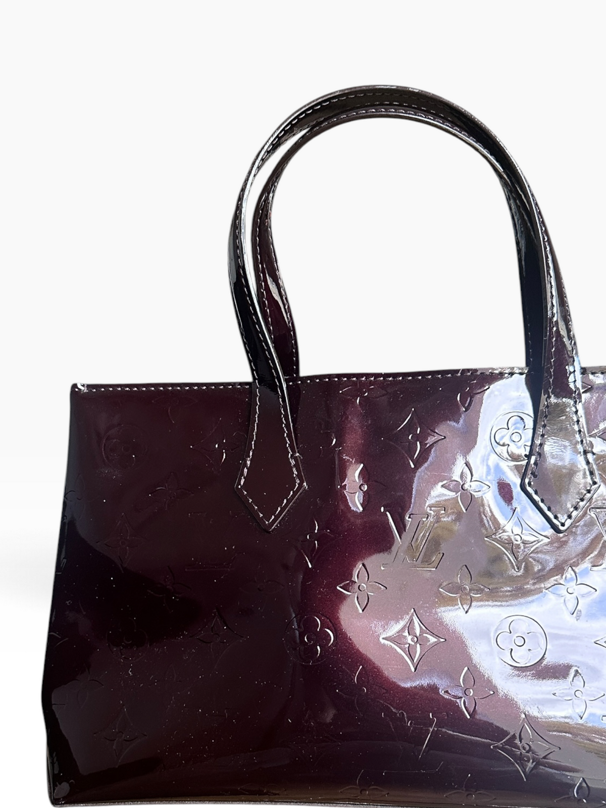 Sac Louis Vuitton Wilshire PM Monogram Vernis – Amarante