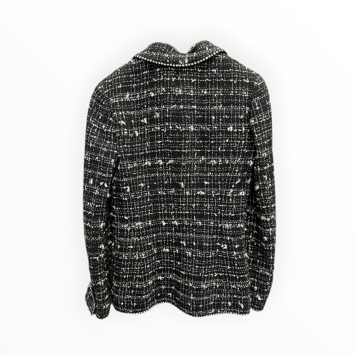 Veste Chanel en tweed noir et blanc – Collection 2005