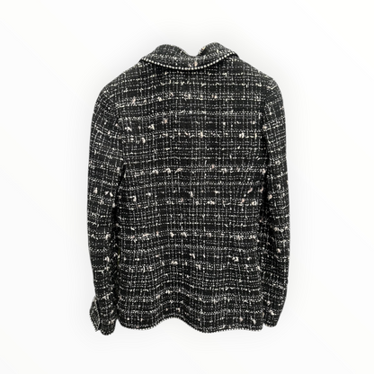 Veste Chanel en tweed noir et blanc – Collection 2005