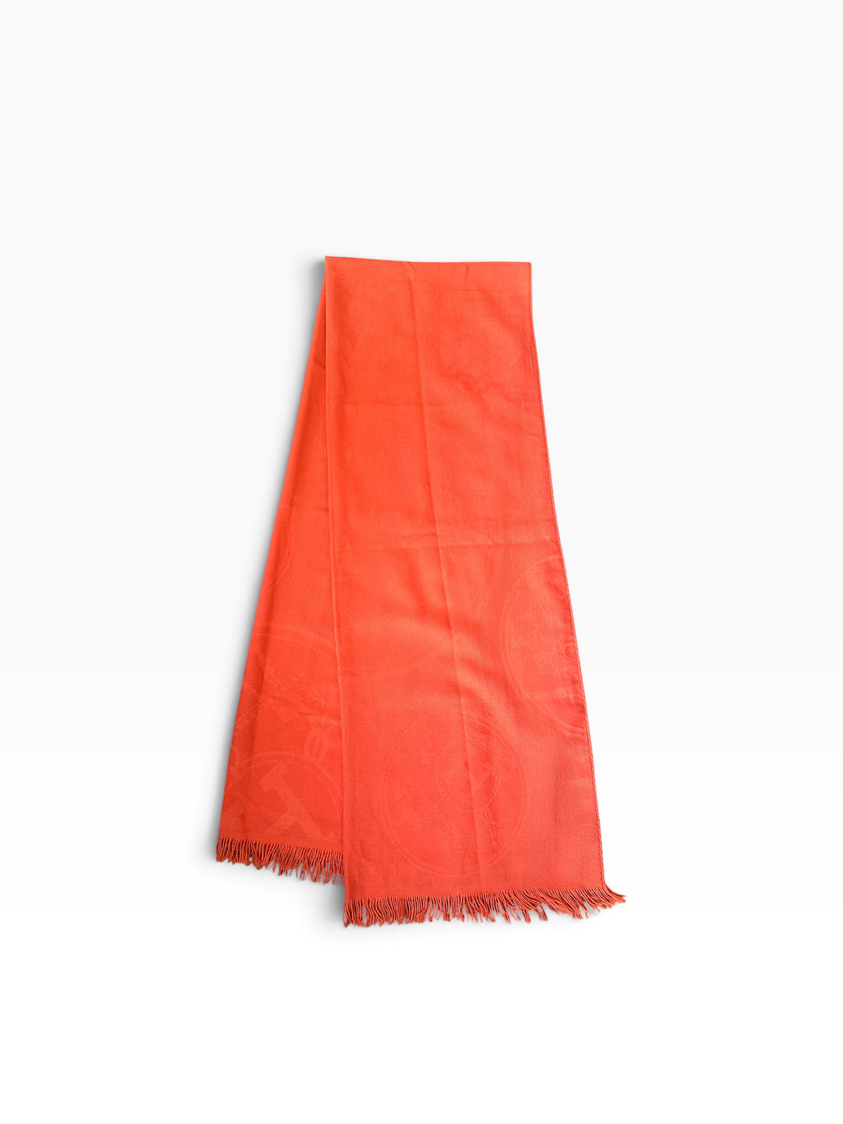 Étole Hermès New Libris – Orange