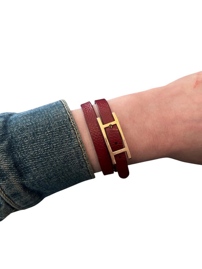 Hermès Behapi Double Tour Reversible Bracelet
