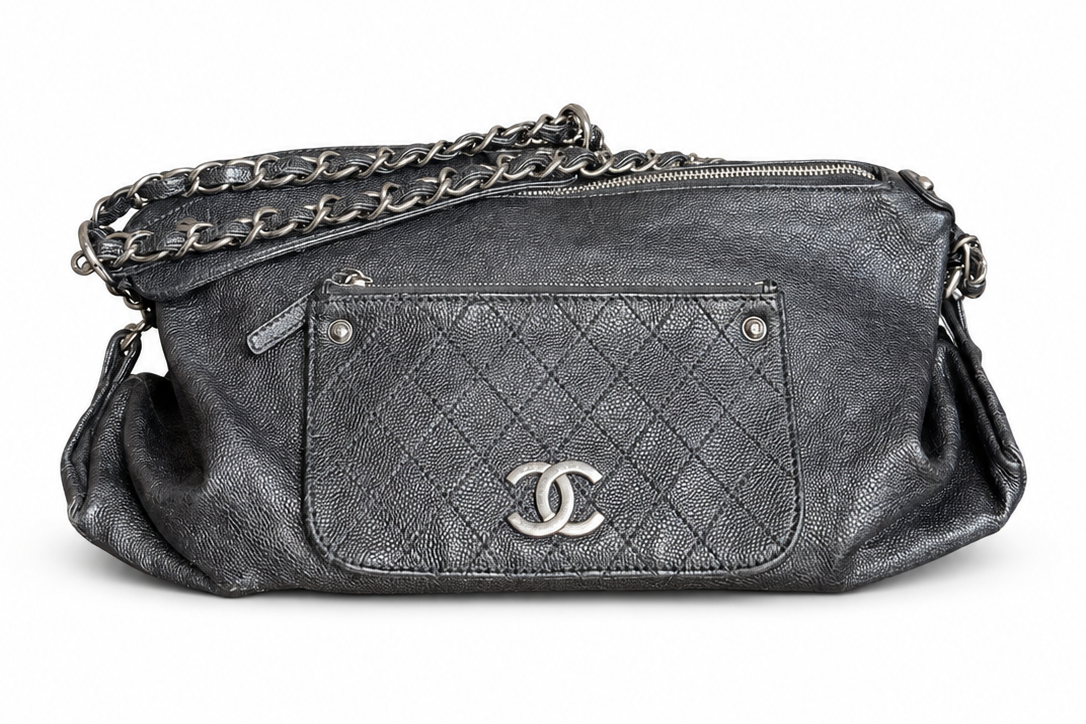 Chanel « Pocket in the City » en cuir caviar noir